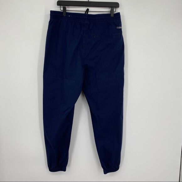 American Eagle Outfitters Flex Navy Blue Black Drawstring Moisture-wick Joggers - Picture 6 of 12